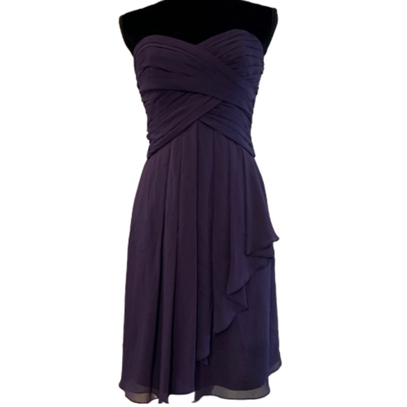 David's Bridal Dresses & Skirts - David’s Bridal purple sleeveless sweetheart dress